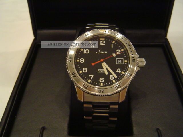 Sinn Uhr - Modell 403 - Taucheruhr - Extrem Gut Ablesbar - 1a - Komplett Armbanduhren Bild