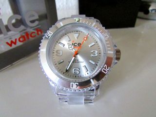 Ice Watch Uhr Ice - Pure Pu.  Sr.  S.  P.  09 Silver Unisex/medium Ungetragen Bild