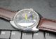 Ginsbo Incabloc Schwarz Handaufzug Datumanzeige Uhr Armbanduhren Bild 3