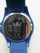 Neu: Sport - Armbanduhr Mit Silikonband Nachtblau,  Water Resistent 5 Bar Armbanduhren Bild 2
