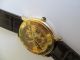 Schöne Dugena Skelett Armbanduhr Unisex Schweiz Quarz Gold Armbanduhren Bild 4