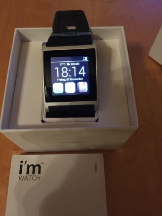 I ' M Watch,  Smartwatch Für Android,  Ios,  Schwarz,  Herren,  Damen Digital Bild