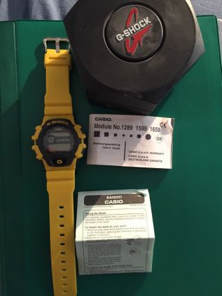 Casio G - Shock 1659 Gelb/schwarz Armbanduhr/uhr Bild
