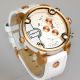 Herren Vive Xxl Armbanduhr Lederband Rose Kupfer Weiß Watch Uhr 2uhrwerke Armbanduhren Bild 1