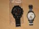 Intenz Xxl Monster Watch Armband Herren Uhr Schwarz Rot Dual Tritimer 3 Werke Armbanduhren Bild 4