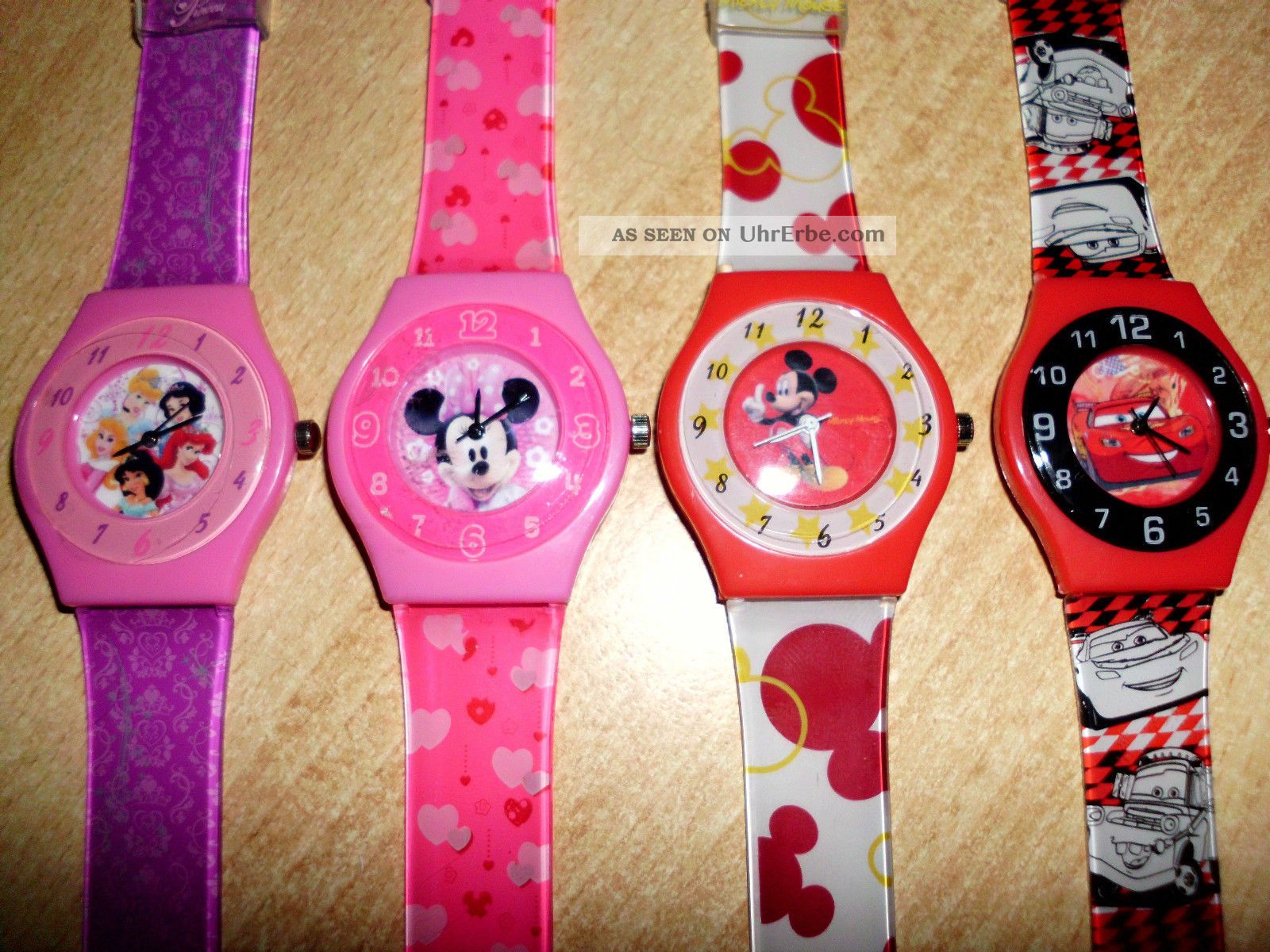 Disney Kinder Uhr Armbanduhr Princess Cars Mickey Mouse Maus Armbanduhren Bild