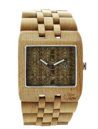 Wood Fellas Sanur Ethno Herren Armband Uhr Holz - - Ahornholz Bild