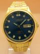 Citizen Gold - Tone Automatic Mechanische Automatik Uhr 21 Jewels Datum&tag Armbanduhren Bild 3