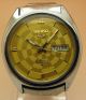 Retro Seiko 5 Mechanische Automatik Uhr 6309 - 8840 Datum & Taganzeige Armbanduhren Bild 3