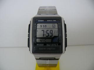 Casio Wv - 59e - 1avef 3053 Multi Band 5 Herren Funkuhr Armbanduhr Wave Ceptor Watch Bild