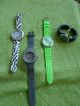 4 Armbanduhren,  Modeschmuck,  Farbig,  Ohne Batterie,  Funktionsfähig,  Keine Mängel Armbanduhren Bild 6