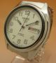 Seiko 5 Durchsichtig Automatik Uhr 7s26 - 00x0 21 Jewels Datum & Tag Armbanduhren Bild 2