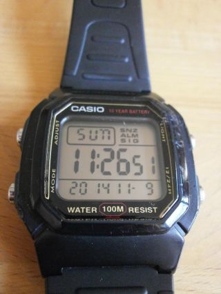 Casio W - 800h Armbanduhr Sportuhr Einsatzuhr Bild