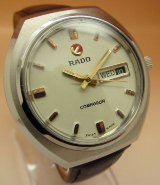 Rado Companion Mechanische Uhr 25 Jewels Datum & Tag Lumi Zeiger Bild