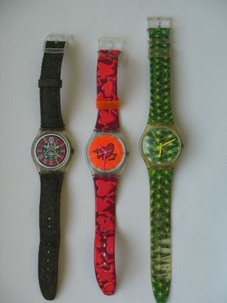 3 Swatch Uhren Bild