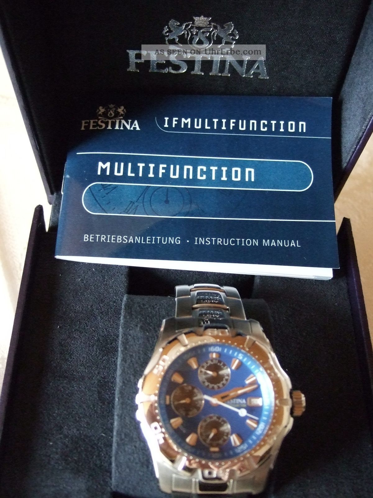 Festina Armbanduhr Multifunction Mit Und Beleg Armbanduhren Bild