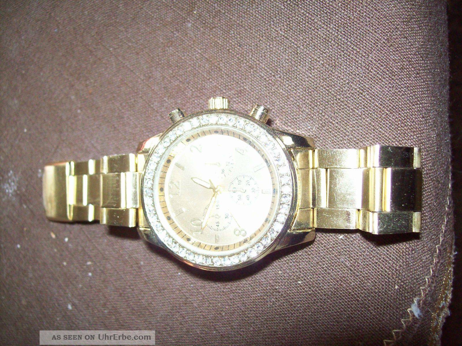 Armbanduhr Vergoldet,  Edelstahl Armbanduhren Bild