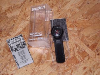 Swatch Armbanduhr Mit Keywatch Fuktion,  Sportarmband Mit Klettv.  Ovp - Top Bild