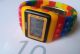 Armband Uhr,  1 Lego Männchen Regenbogen Multicolor Watch Silikon Alarm Datum Tag Armbanduhren Bild 10
