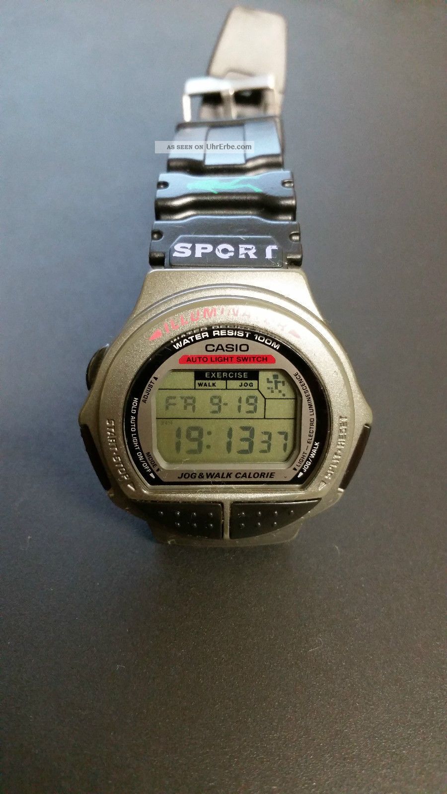 casio running man watch