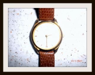 Tropby Uhr Armbanduhr Watch Quarzuhr Lederarmband Elegance Klassisch Retro Trend Bild