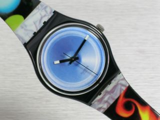 Farbenfrohe Swatch Gent Booster - Gb182 - Mit Originalverpackung Bild