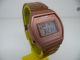 Casio B - 640w 3294 Kupfer Farbe Armbanduhr Watch Display Flasher Uhr Armbanduhren Bild 2