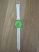 Swatch Uhr - Grün/weiß - Voll Funktionstüchtig Armbanduhren Bild 1