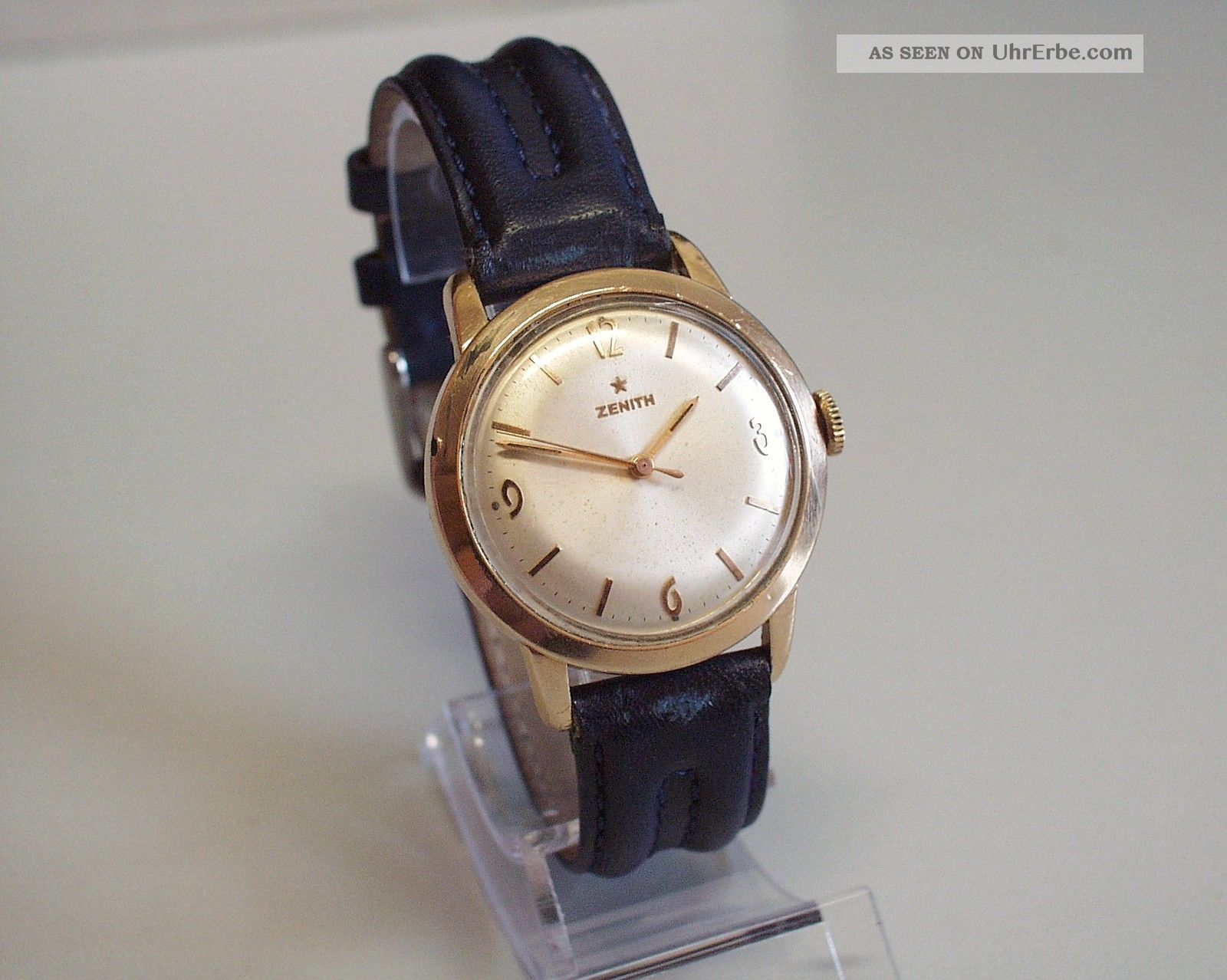 Servicesierte - Vergoldete - Zenith - Herren - Uhr Mit Mech Werk Armbanduhren Bild