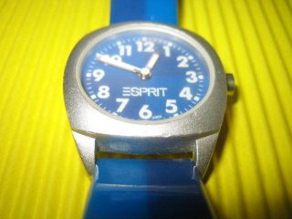 Esprit Kinderuhr Damenuhr Blau Quartz Armbanduhr Bild