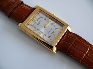 Casio 1330 Mtp - 1234 Klassik Herren Armbanduhr Gold Vergoldet Uhr Bild