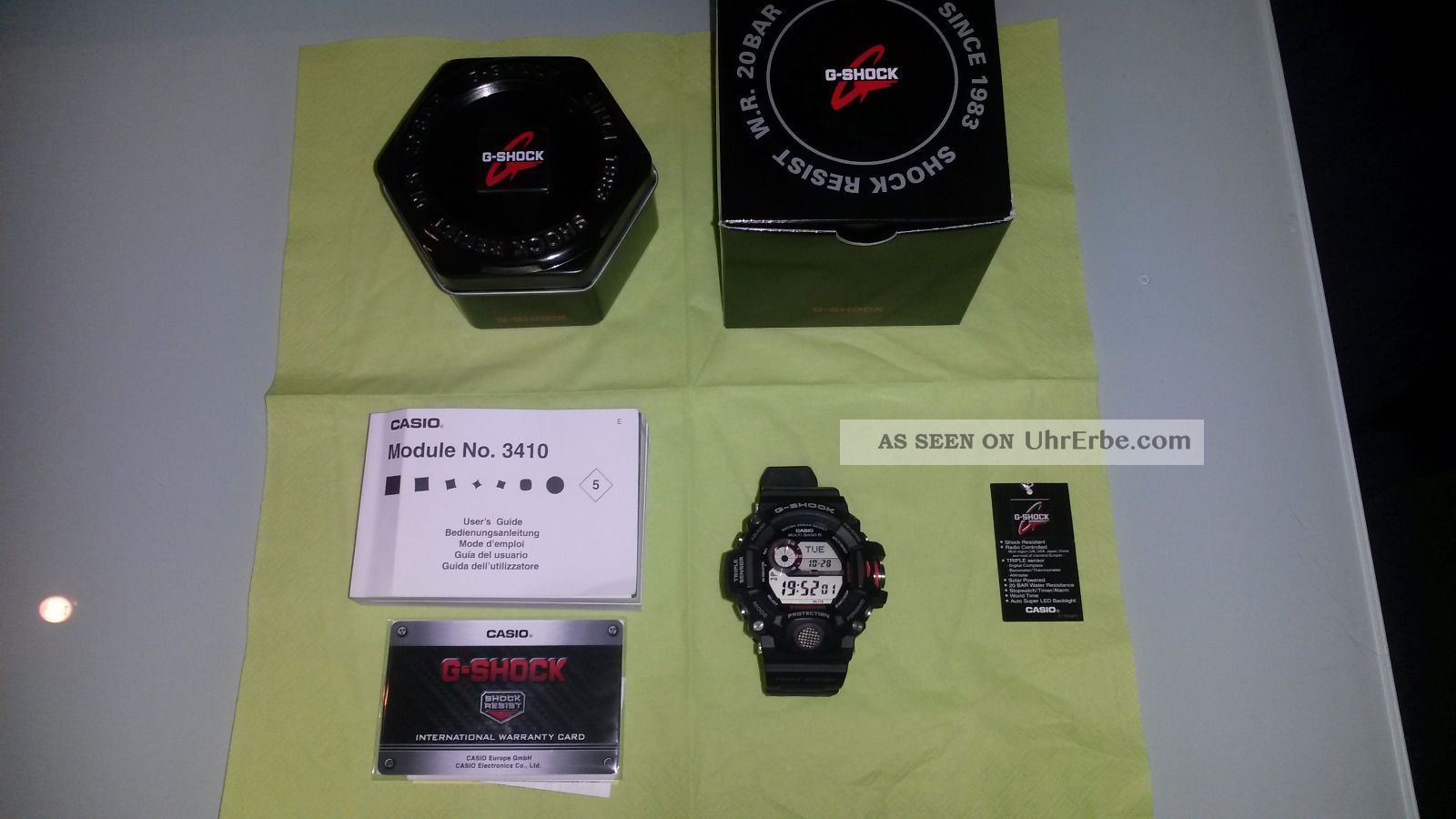 G - Shock,  Rangeman,  Gw - 9400,  Solaruhr,  Funkuhr,  Herrenuhr Armbanduhren Bild