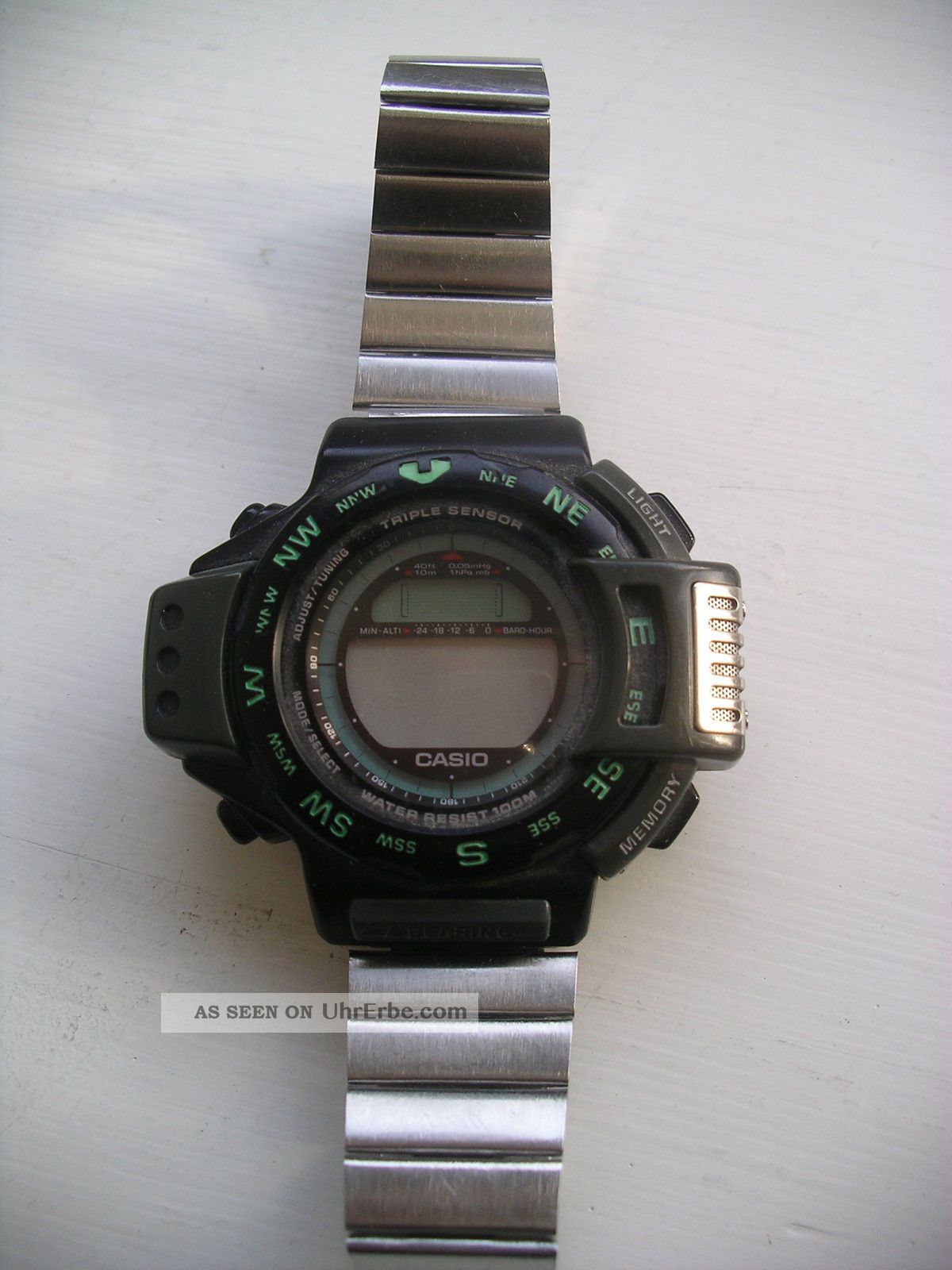 Casio Protrek Atc - 1000 Mit Dreifach Sensor,  Rarität Armbanduhren Bild