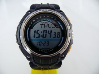 Casio Sgw - 200 3166 Kalorienzähler Armbanduhr Sport Athlet Sprinter Bild