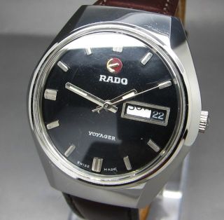 Scharzer Rado Companion 25 Jewels Mit Tag/datumanzeige Mechanische Uhr Bild