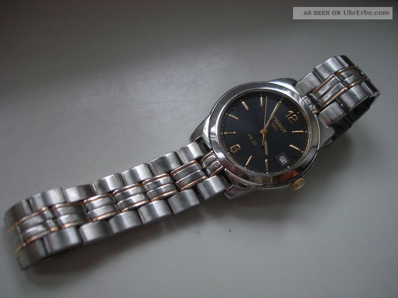 Tissot Pr - 50 SchÖne Herren / Damen Uhr Aufgearbeitet Ordentlicher Top Armbanduhren Bild