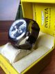 Invicta Herren Armbanduhr [analog Quarz Leder] Neuwertig Armbanduhren Bild 1