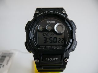 Casio W - 735h 3416 Vibration Wecker Herren Armbanduhr Hörgeschädigte Uhr Bild