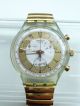 Scg100 Scg101 Swatch Damenuhr Herrenuhr Chrono Golden Globe 1993 Armbanduhren Bild 1