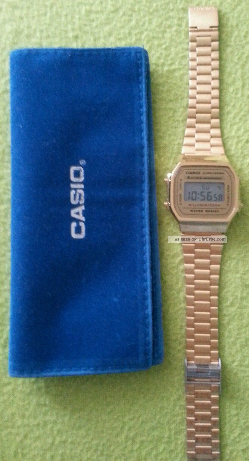 casio alarm chrono gold