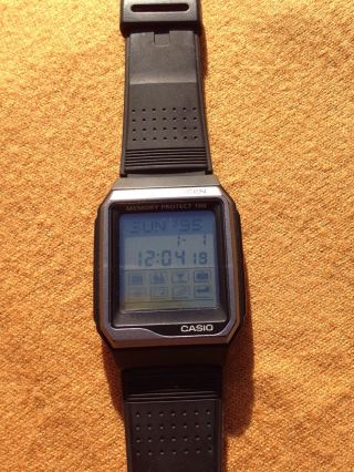Casio Uhr Touchscreen Uhr Casio Memory Protect 100 Touchscreen Bild