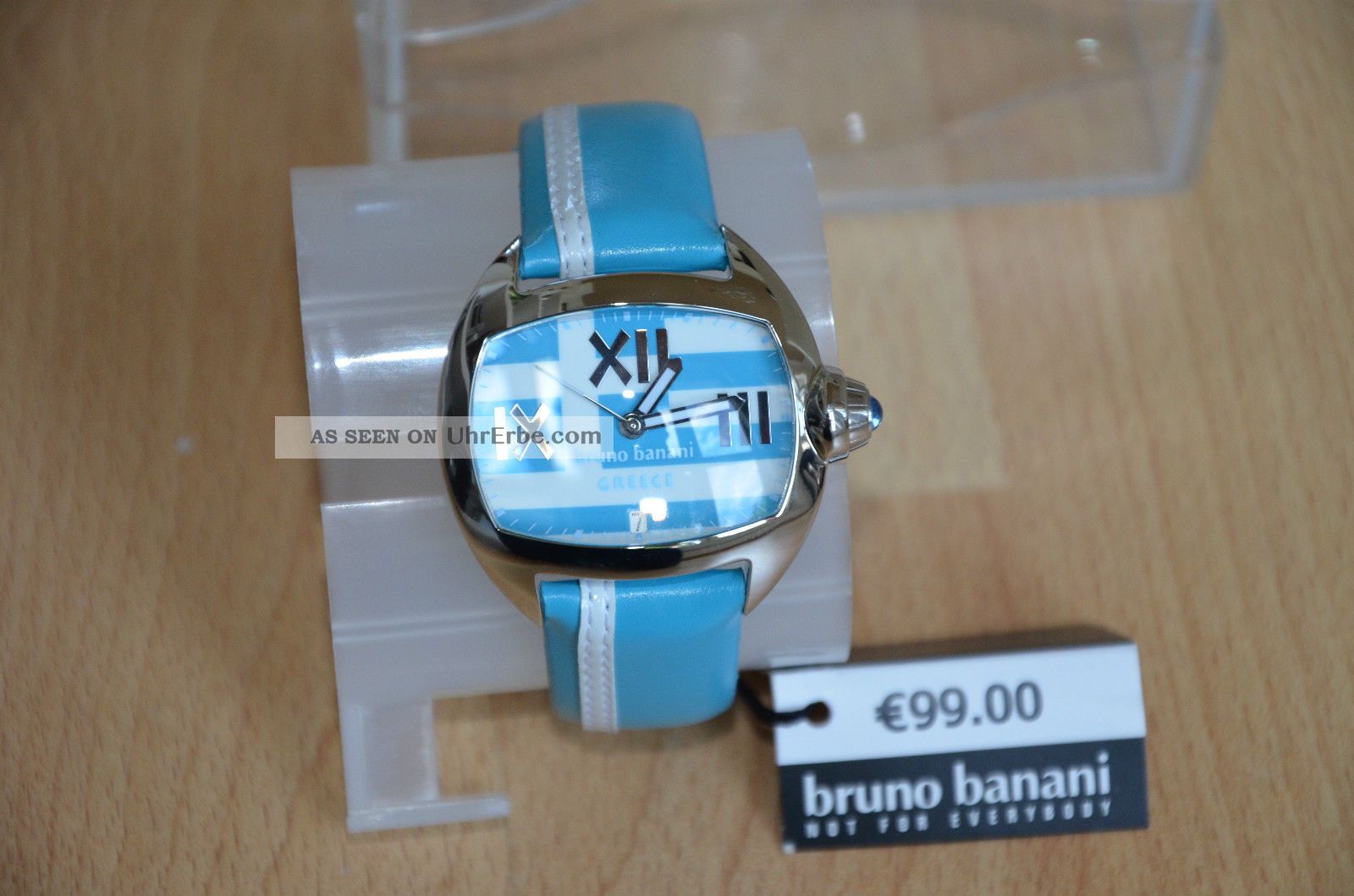 Bruno Banani Uhr Griechenland Greece Wm 2014 Weltmeister National Flagge Armbanduhren Bild