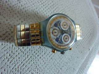 Swatch Chrono Armbanduhr,  Flexarmband,  Mit Ovp Bild
