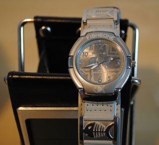Armbanduhr Fishbone Watches Inkl.  Uhrenstation Damen & Herren Unisex Top Bild