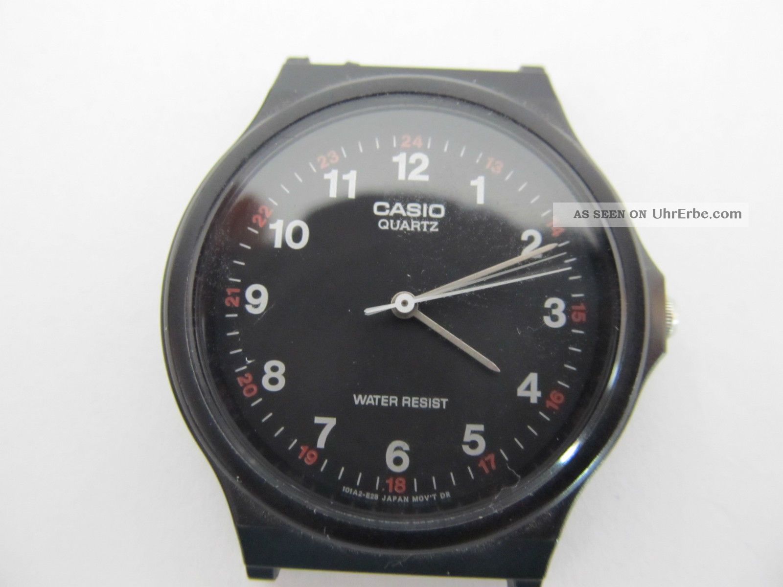 Herrenuhr Casio Quartz Schwarz Nachlass Sammelauflösung Sammlung Armbanduhren Bild