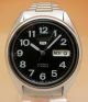 Seiko 5 Durchsichtig Automatik Uhr 7s26 - 0550 21 Jewels Datum & Tag Armbanduhren Bild 3