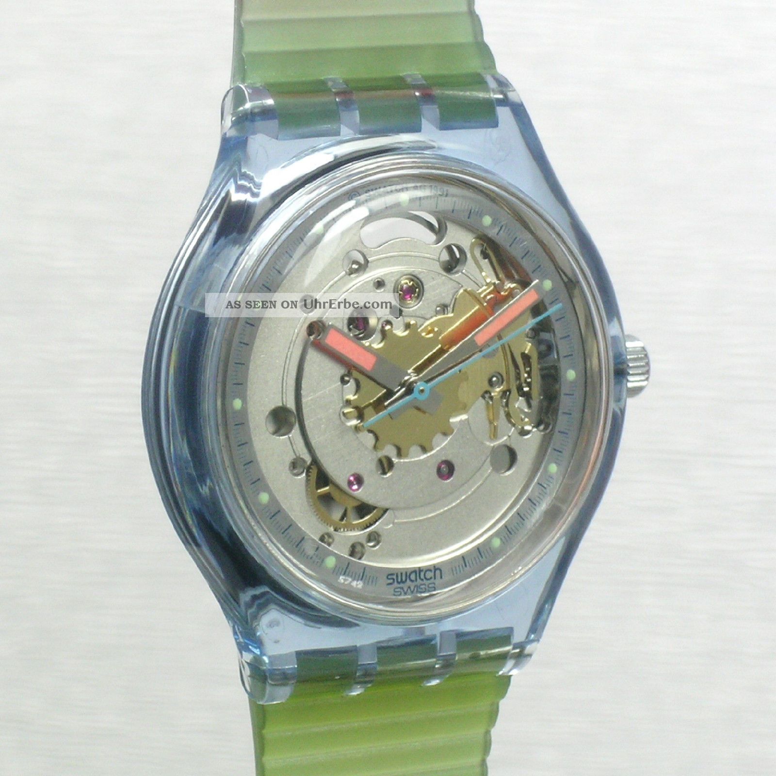 Swatch Automatic - Blue Matic (san100) - Ungetragen In Originalverpackung Armbanduhren Bild