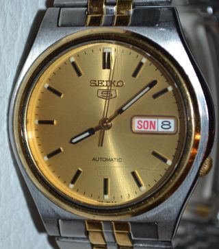 Vintage Seiko 5 7s26 Herren Armbanduhr Automatik / Automatic Men ' S Watch Bild