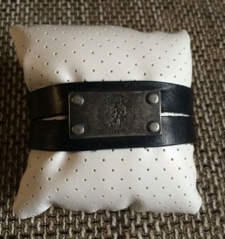 Diesel - Echt Leder Armband In Schwarz Bild