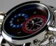 Jay Baxter 2 Zeitzonen Herrenuhr Große Dual - Time Herren Leder Armbanduhr Analog Armbanduhren Bild 2